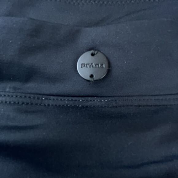 Prana Swimsuit Bikini Bottom Womens Extra Small Summer Wave Black Solid - Picture 3 of 9